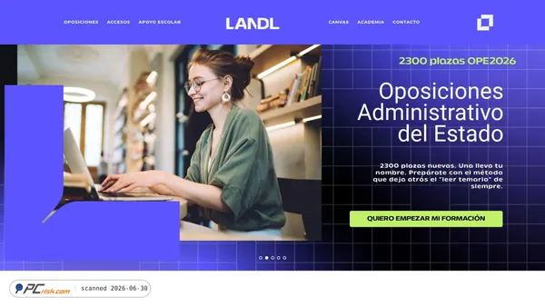 landlformacion.es screenshot