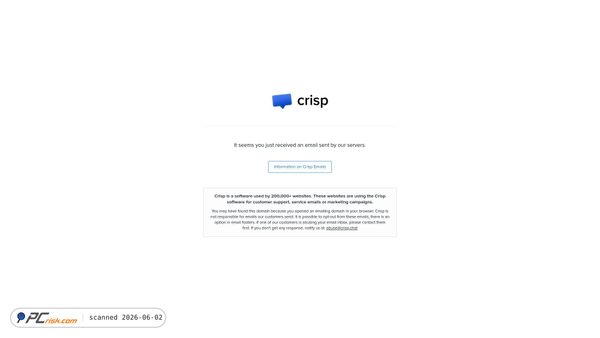 lapieza.on.crisp.email screenshot