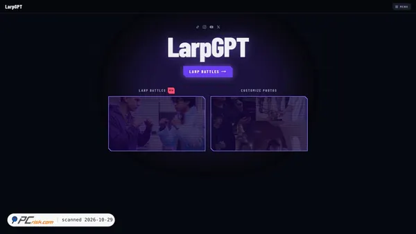 Captura de larpgpt.com