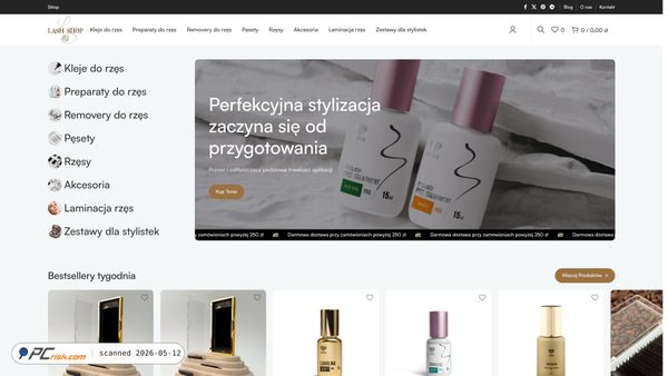 lashshoplovely.pl screenshot
