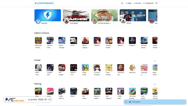 latestmodapks.com screenshot