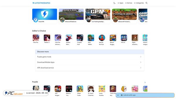 Screenshot di latestmodapks.com