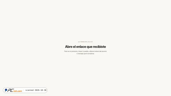 Captura de latiendadelolo.com