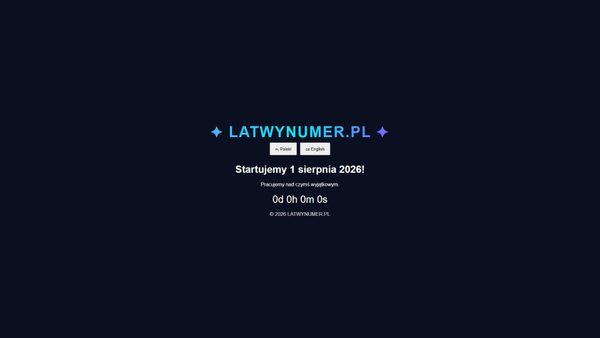 Screenshot di latwynumer.pl