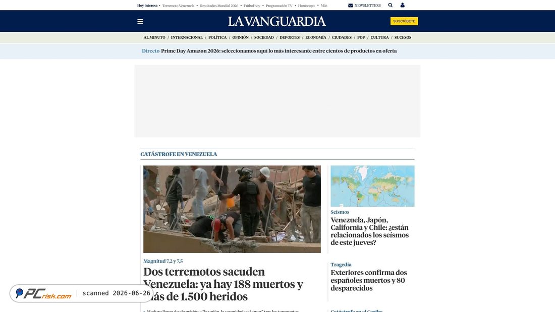Screenshot of lavanguardia.com