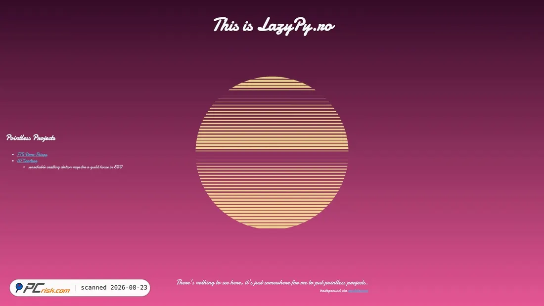 Screenshot of lazypy.ro