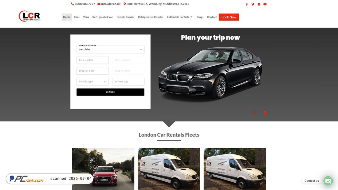 Screenshot of lcr.co.uk