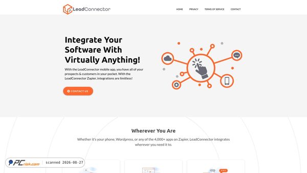 Screenshot van leadconnectorhq.com