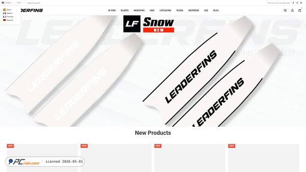 leaderfins.com screenshot