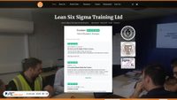 Captura de ecrã de lean6sigmatraining.co.uk