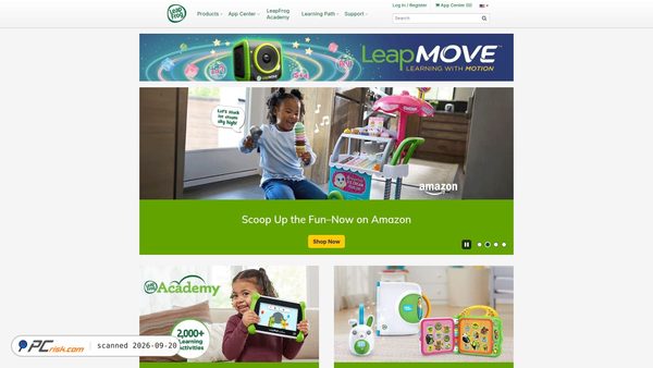 leapfrog.com Screenshot