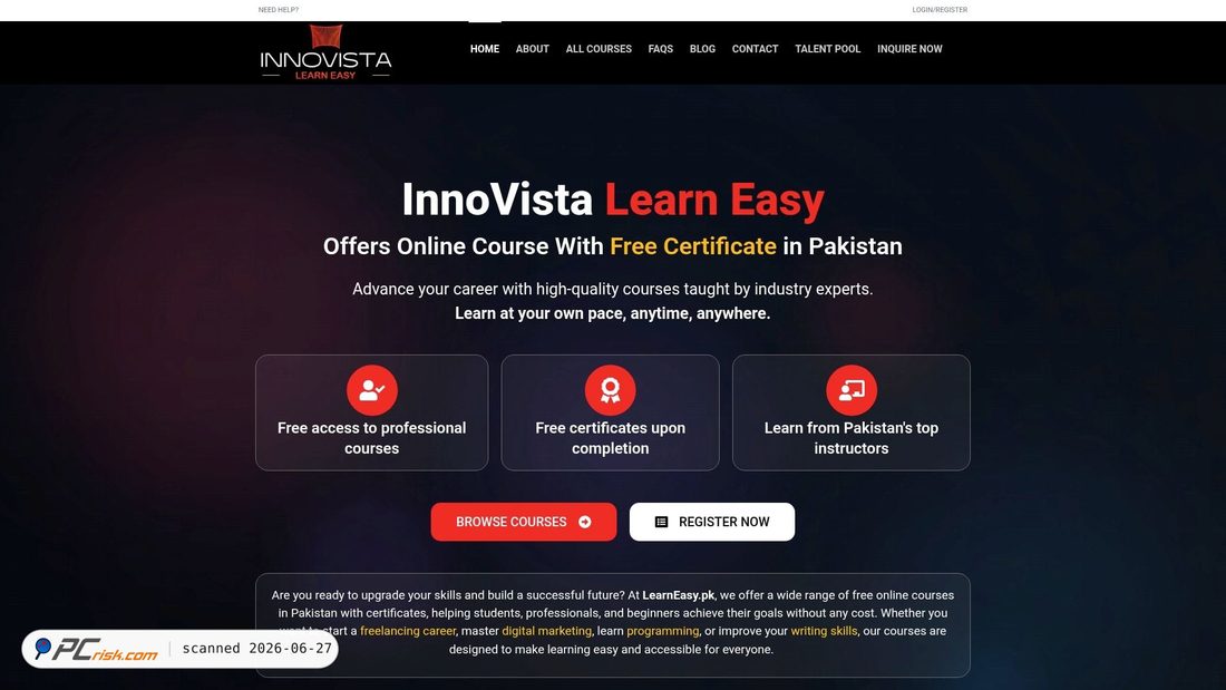 Screenshot of learneasy.pk