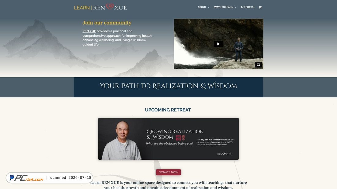 Screenshot of learnrenxue.org