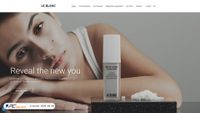 leblanc-skincare.com screenshot