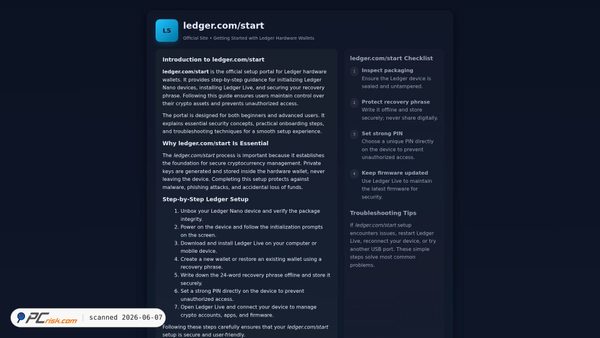 ledge-com-sttart.pages.dev screenshot