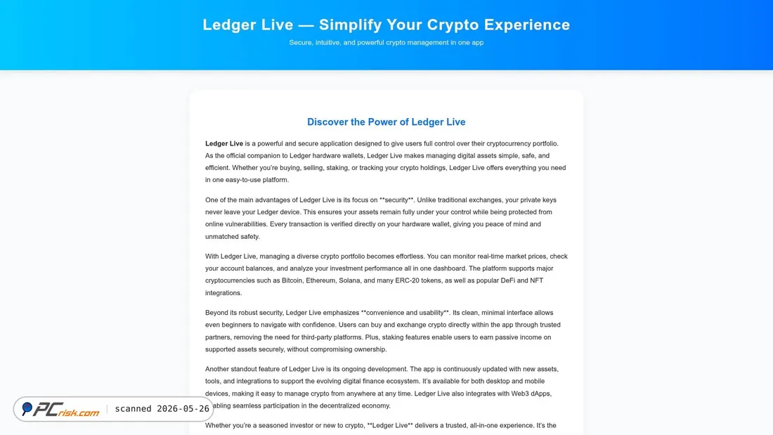 Screenshot of ledge-live-web.pages.dev