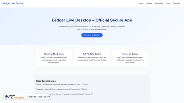 ledger-live-desktoop.pages.dev screenshot