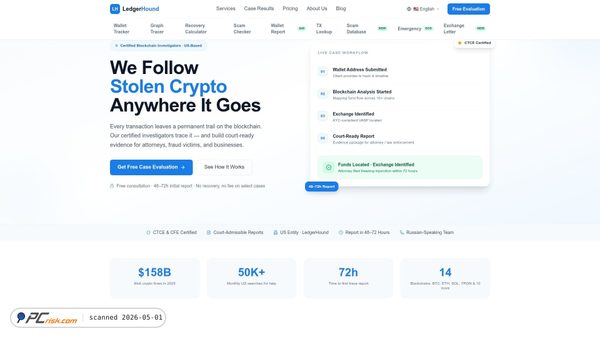 ledgerhound.vip Screenshot