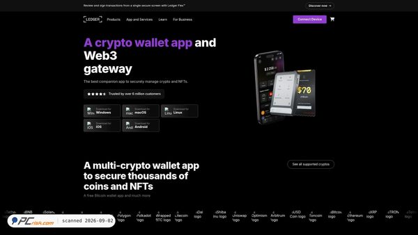 ledgerlivewebapp.com screenshot