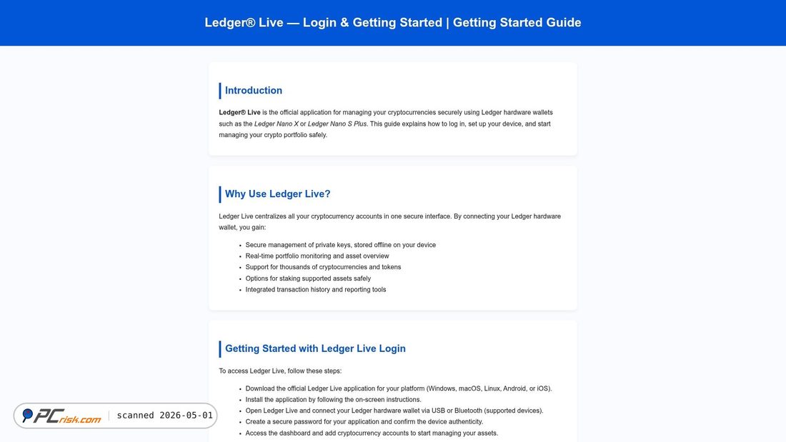 Screenshot von ledgrlive-en-login-us.pages.dev