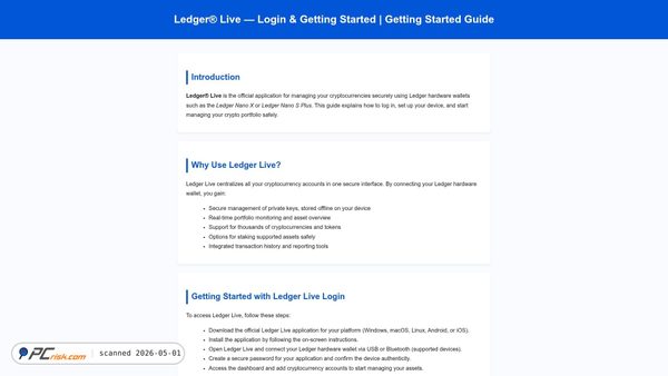 Screenshot di ledgrlive-en-login-us.pages.dev