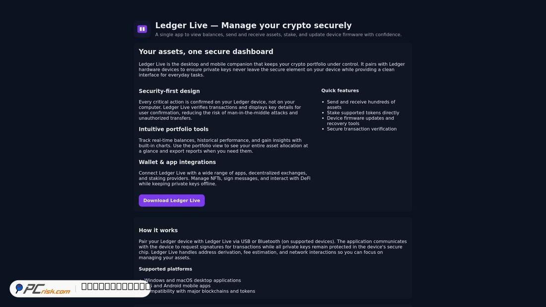 Screenshot von leedger-livee.pages.dev