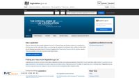 legislation.gov.uk screenshot
