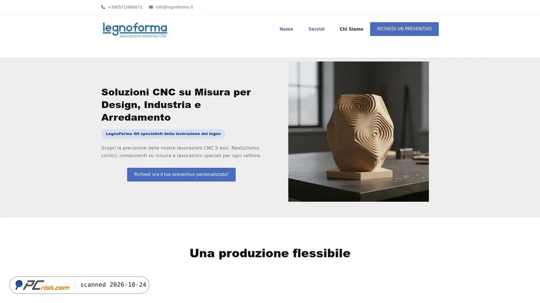 Screenshot von legnoforma.it
