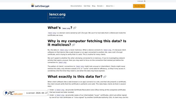 lencr.org screenshot