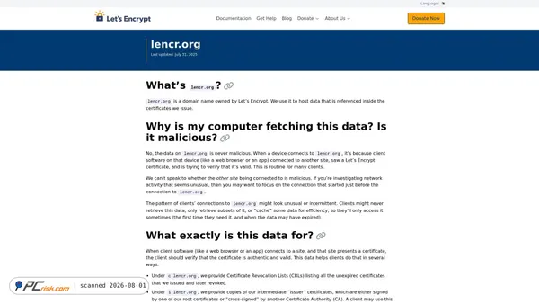 lencr.org screenshot