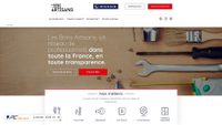 lesbonsartisans.fr screenshot