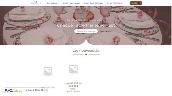 lesetdetable.fr screenshot