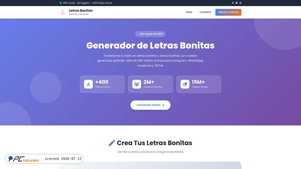 letrasbonitas.dev screenshot
