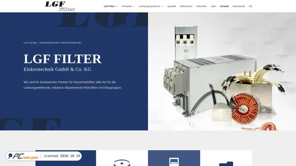 lgf-filter.de screenshot
