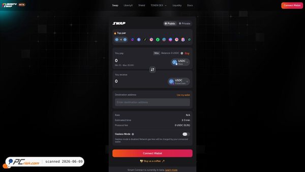 libertyswap-finance.net screenshot