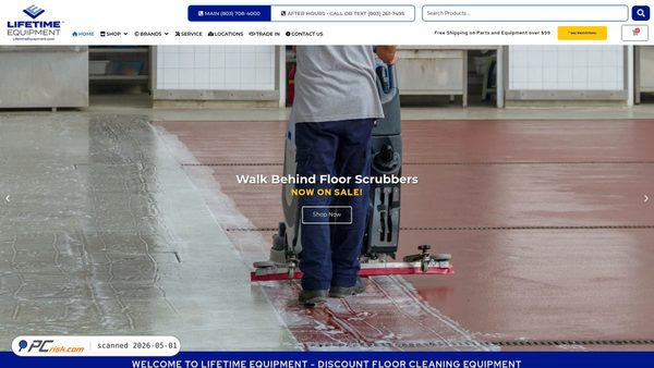 lifetimeequipment.com screenshot