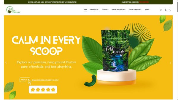 lihteacompany.com Screenshot