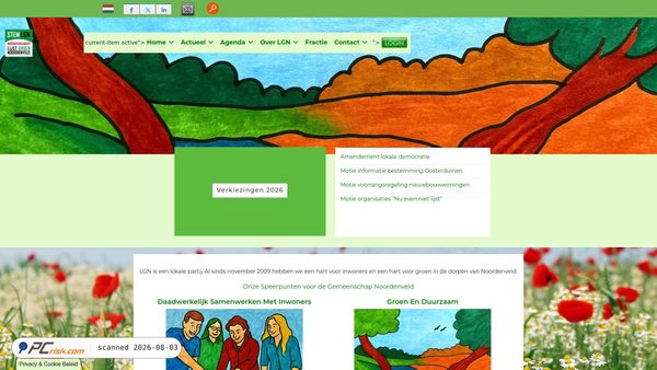 lijstgroennoordenveld.nl screenshot