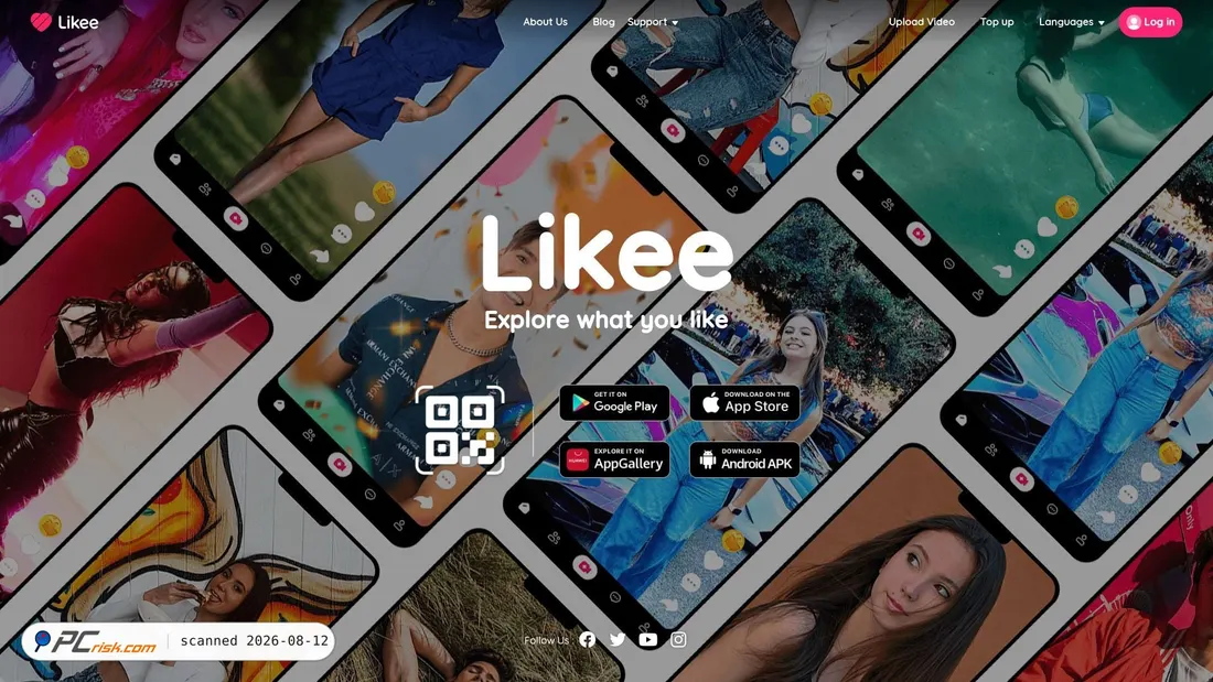 Screenshot of likee.video