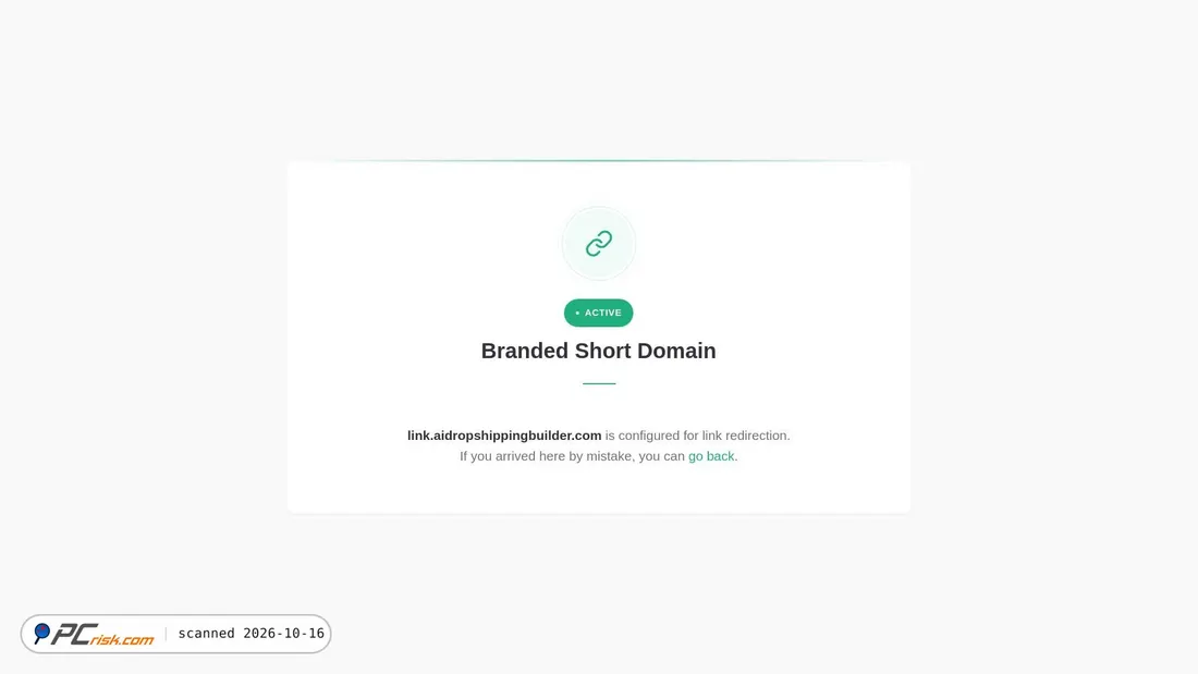 Captura de ecrã de link.aidropshippingbuilder.com
