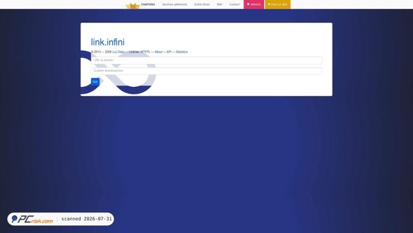 link.infini.fr screenshot