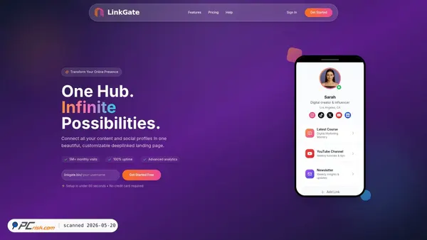 linkgate.bio screenshot