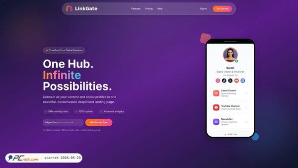 linkgate.bio screenshot