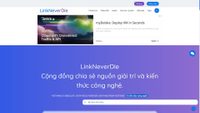 linkneverdie.net Screenshot