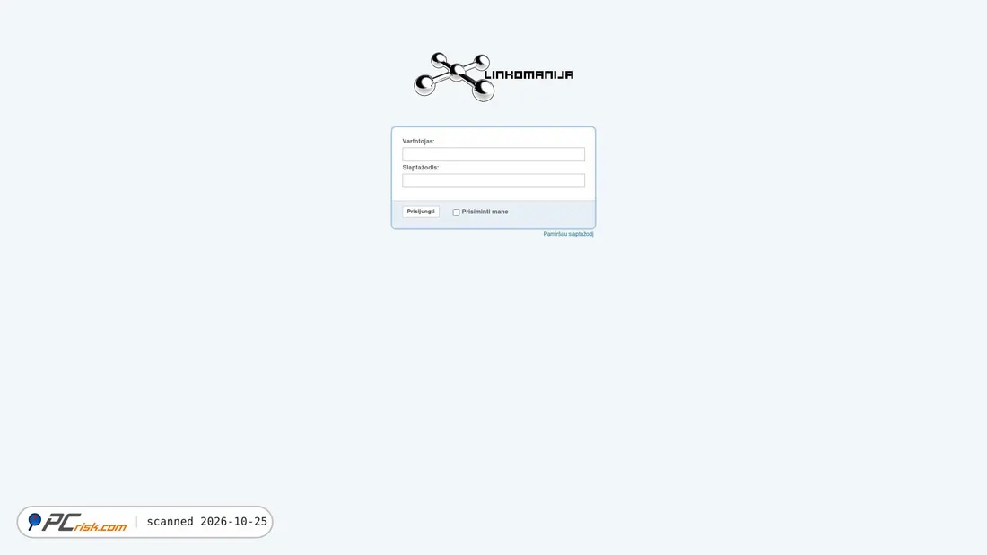 Screenshot of linkomanija.net