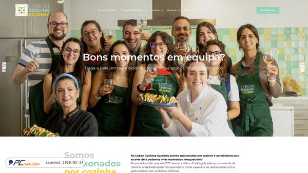 lisboncookingacademy.com screenshot