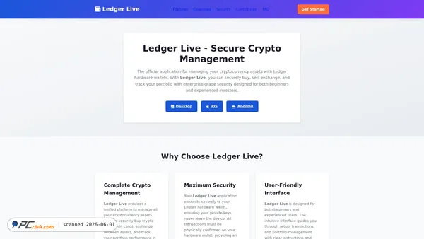live-ldgerr-support.pages.dev screenshot