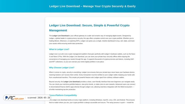 live-support-leger.pages.dev screenshot