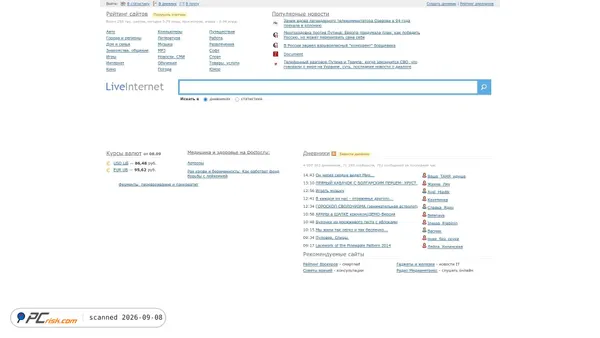 Screenshot van liveinternet.ru