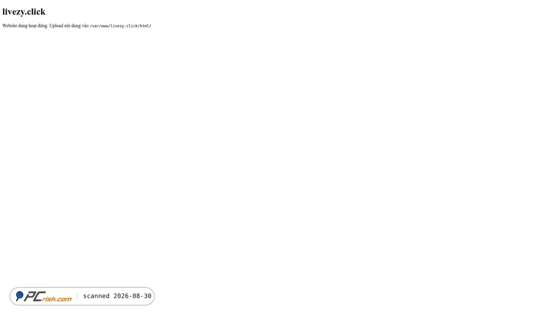 Screenshot of livezy.click